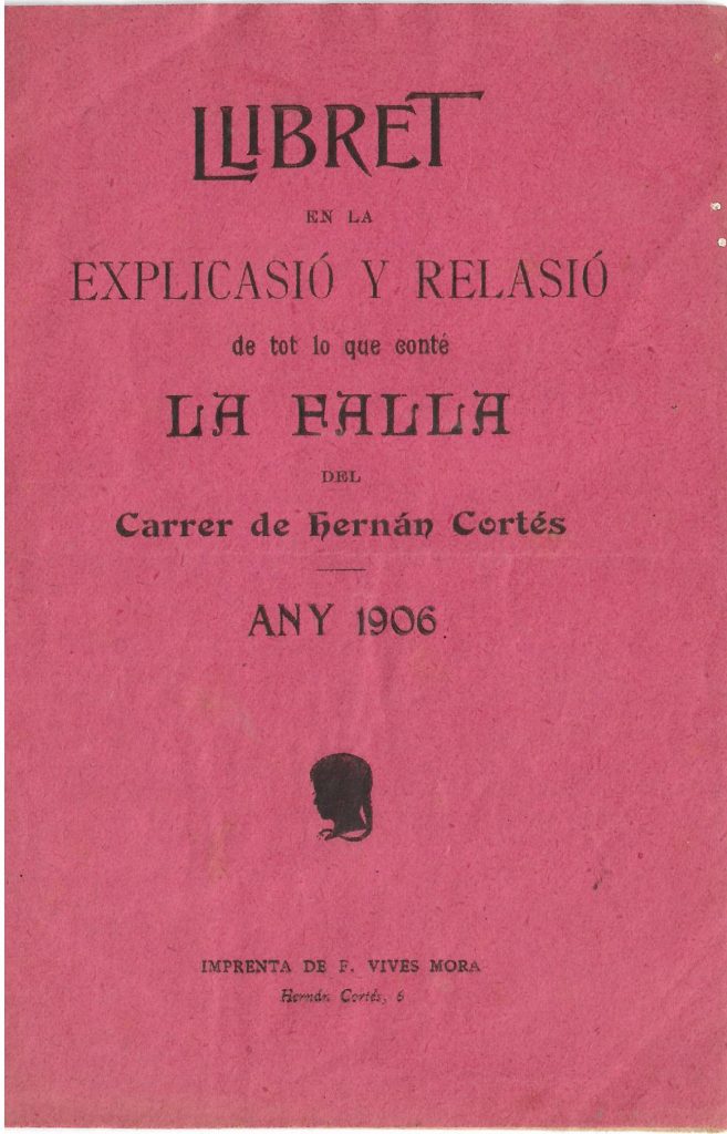 Llibret falla Hernán Cortés