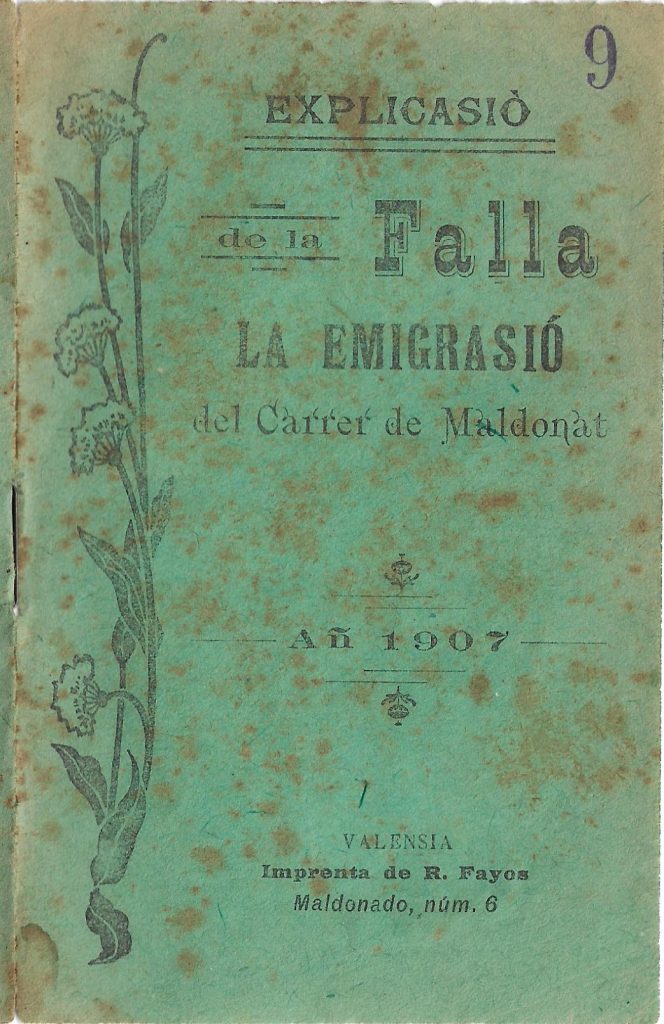 Llibret falla Maldonat