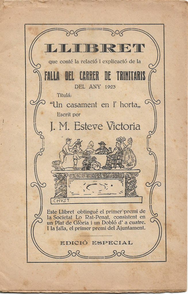 Llibret falla Trinitaris