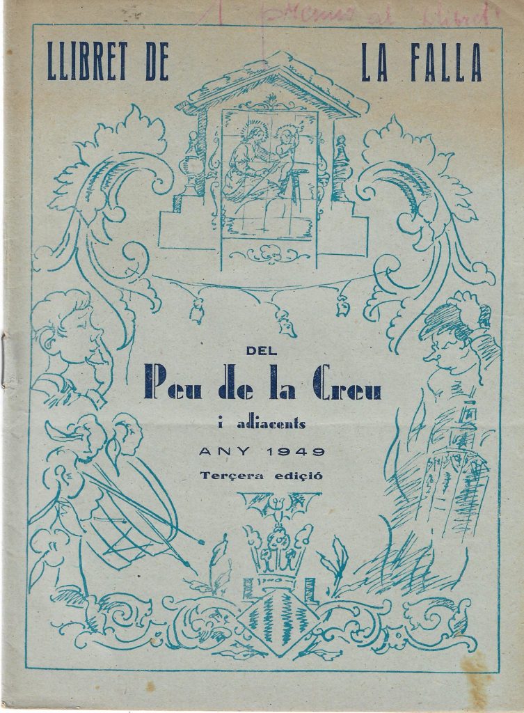 Llibret falla Peu de la Creu