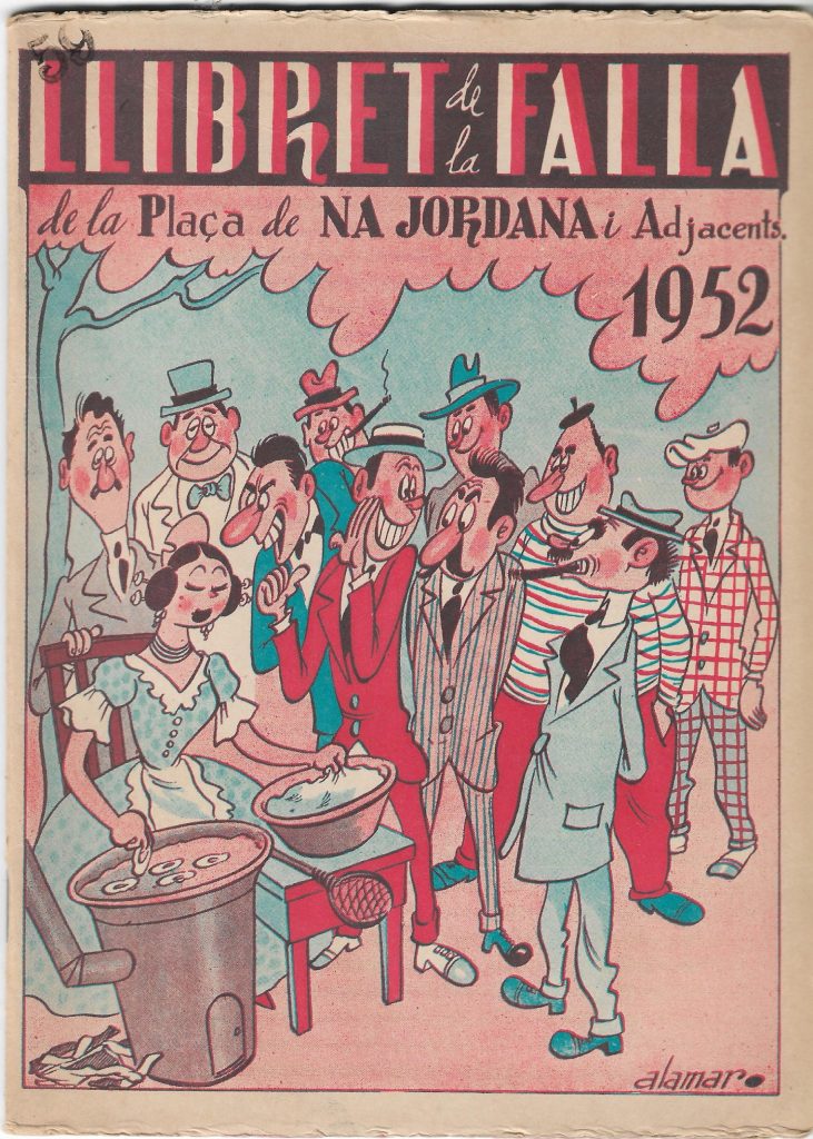 Llibret falla Plaça de Na Jordana